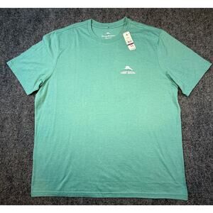 Tommy Bahama Dock It To Me Tee XXL Bristol Green Heather Graphic T-Shirt